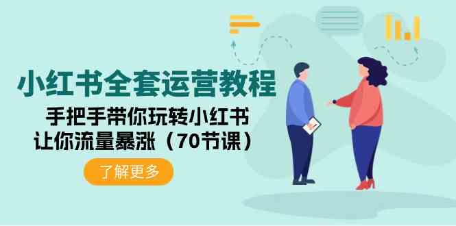 （9624期）小红书全套运营教程：手把手带你玩转小红书，让你流量暴涨（70节课）-87副业网