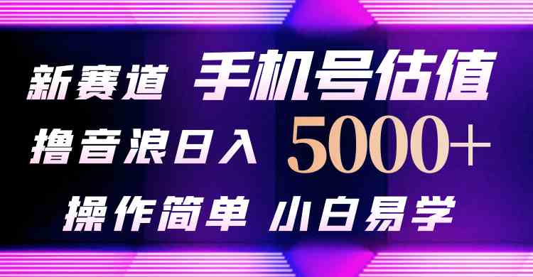 （10154期）抖音不出境直播【手机号估值】最新撸音浪，日入5000+，简单易学，适合…-87副业网