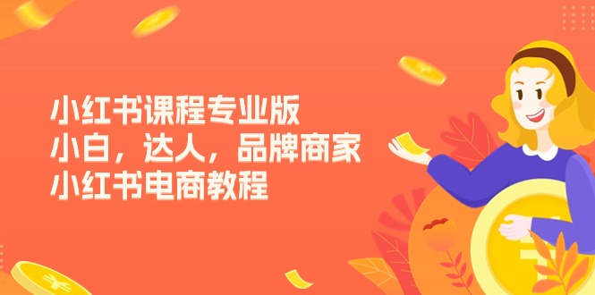 （11022期）小红书课程专业版，小白，达人，品牌商家，小红书电商教程（15节）-87副业网