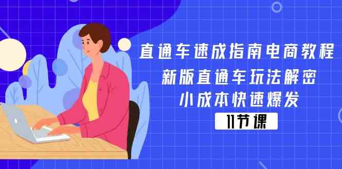 直通车速成指南电商教程：新版直通车玩法解密，小成本快速爆发（11节）-87副业网