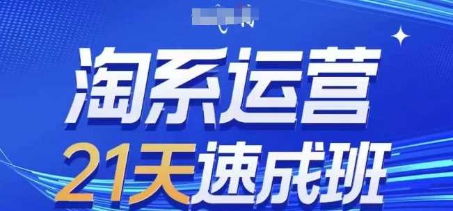 淘系运营21天速成班(更新24年10月)，0基础轻松搞定淘系运营，不做假把式-87副业网