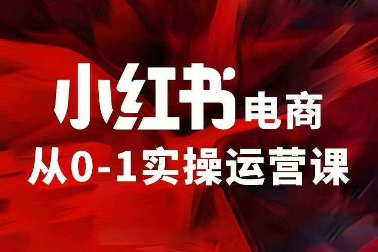 小红书电商运营，97节小红书vip内部课，带你实现小红书赚钱-87副业网